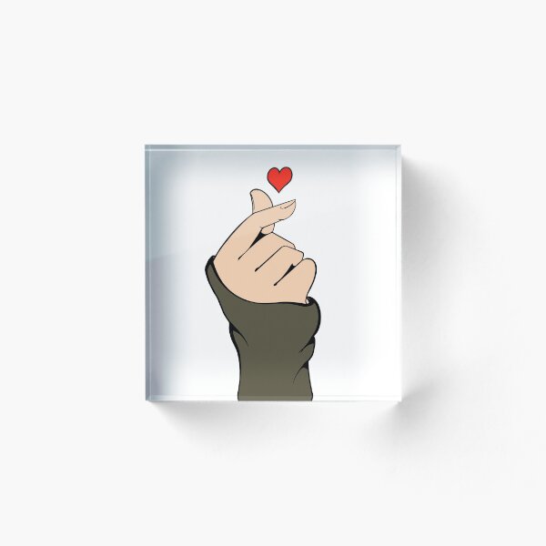 Item preview, LINDO CORAZÓN DE MANO PARA LOS AMANTES DEL KPOP designed and sold by DGsmirk.