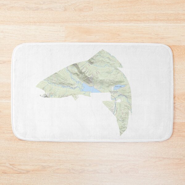Item preview, Trout Topography Map designed and sold by Sourbraaten.