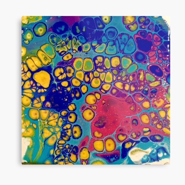 Cell Line Metal Print