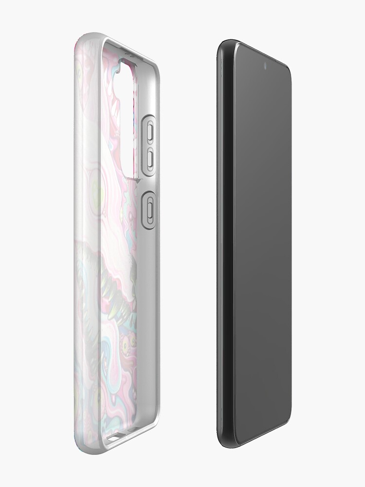 Alternate view of Glitterwolf Acrylic Painting Case & Skin for Samsung Galaxy