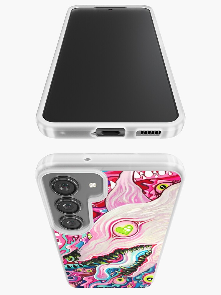 Thumbnail 3 of 4, Samsung Galaxy Phone Case, Glitterwolf Acrylic Painting designed and sold by Bethany Dobson.