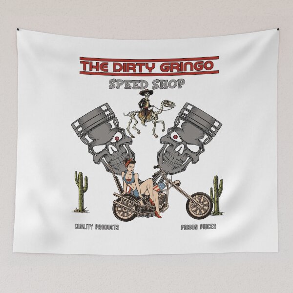 Item preview, The Dirty Gringo speed shop crossed pistons retro keyboard designed and sold by TheDirtyGringo.