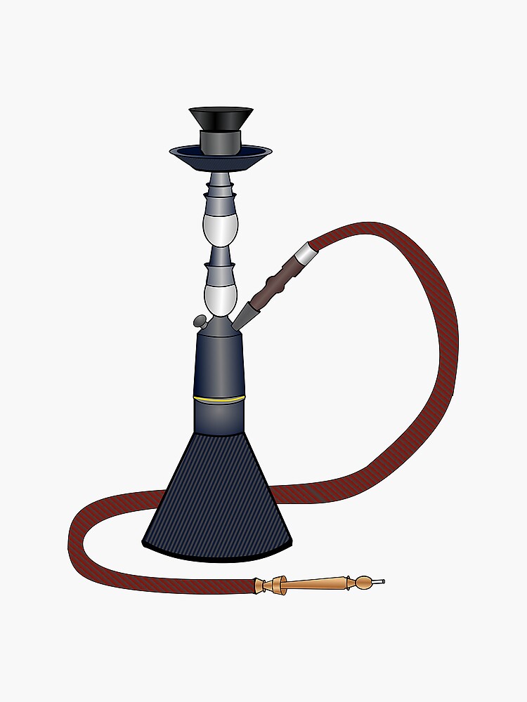 Thumbnail 3 von 3, Sticker, Wasserpfeife / Shisha designt und verkauft von YaseenE.