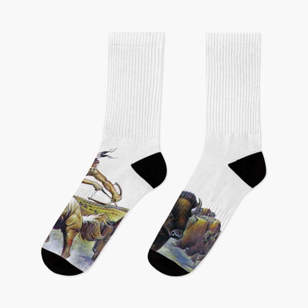 Item preview, Bison Hunting designed and sold by Salmoneggs.