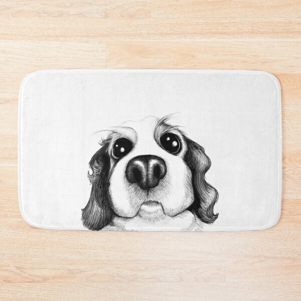 Item preview, Sketch of a Spaniel who wants his belly rubbed! designed and sold by bignose1977.