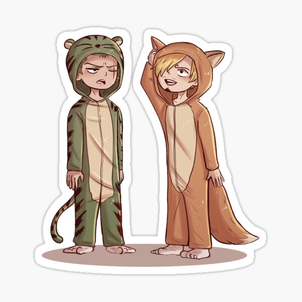 Zosan in onesies Sticker for Sale by xo-romiiarts Redbubble - Main Image