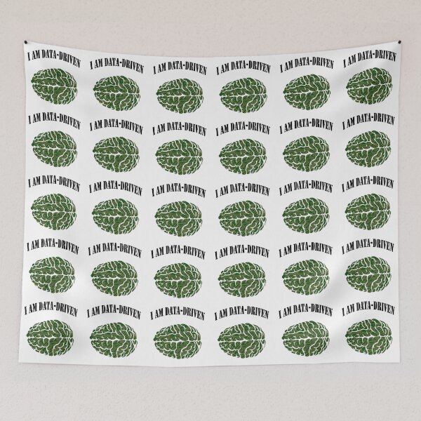 Item preview, Data-Driven Brain designed and sold by ColorfulCortex.