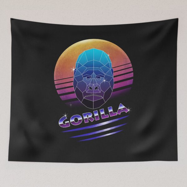 Item preview, 80s Retro Gorilla designed and sold by yajyolid.