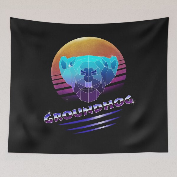 Item preview, 80s Retro Groundhog designed and sold by yajyolid.