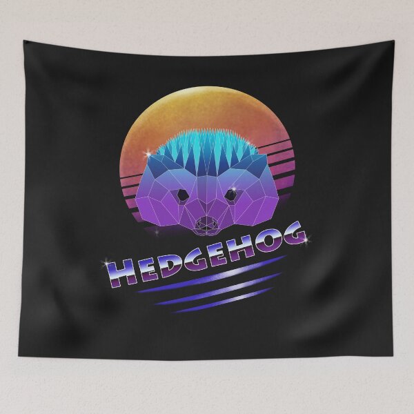 Item preview, 80s Retro Hedgehog designed and sold by yajyolid.