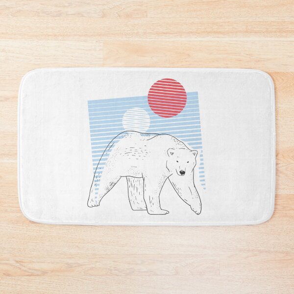 Item preview, Polar bear abstract designed and sold by DerSenat.