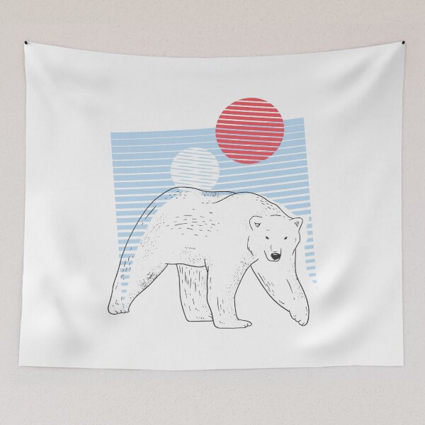 Item preview, Polar bear abstract designed and sold by DerSenat.