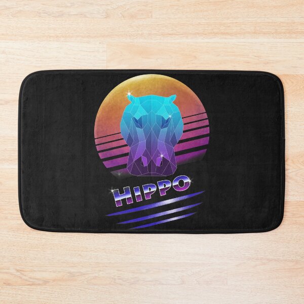 Item preview, 80s Retro Hippo designed and sold by yajyolid.