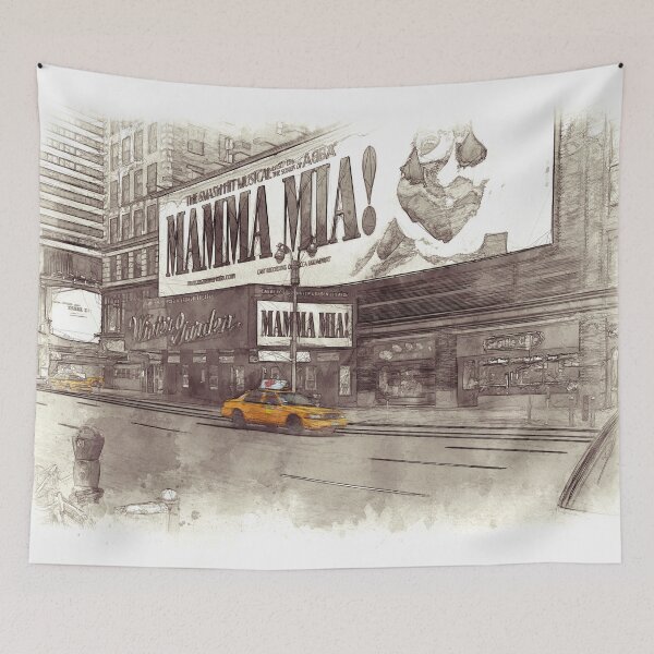 Item preview, NYC Yellow Cabs Musical - SKETCH designed and sold by Art-Frankenberg.