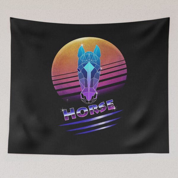 Item preview, 80s Retro Horse designed and sold by yajyolid.