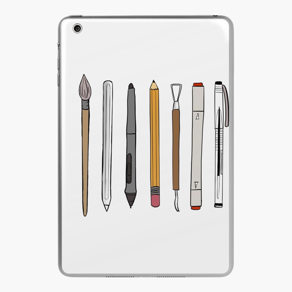 Art Supplies Doodles iPad Case & Skin for Sale by Iridescentflow