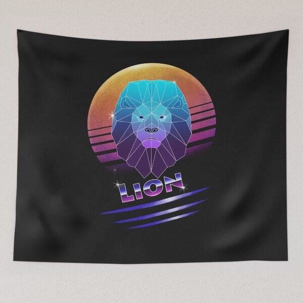 Item preview, 80s Retro Lion designed and sold by yajyolid.