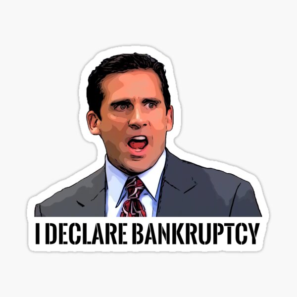 I Declare Bankruptcy, Meme, Credit Card Sticker, Credit Card Skin