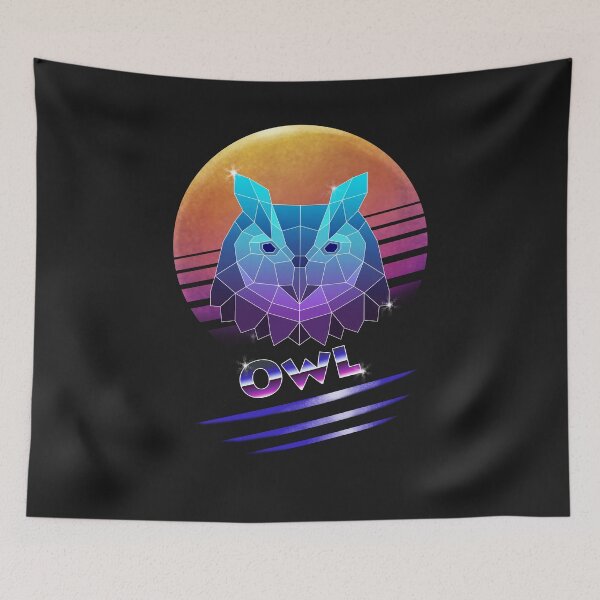 Item preview, 80s Retro Owl designed and sold by yajyolid.