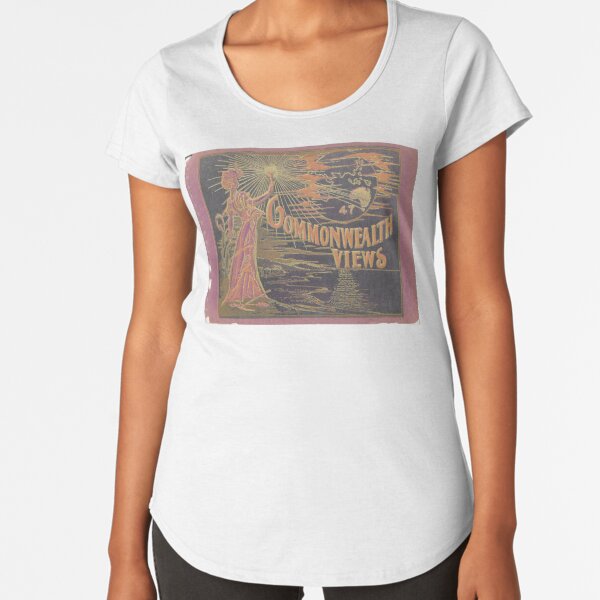 Commonwealth Views vintage artwork State Library of Western Australia Premium Scoop T-Shirt