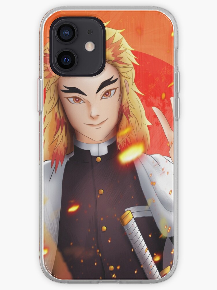 Demon Slayer Rengoku Kyoujurou Fanart Iphone Case Cover By Yumiyow Redbubble