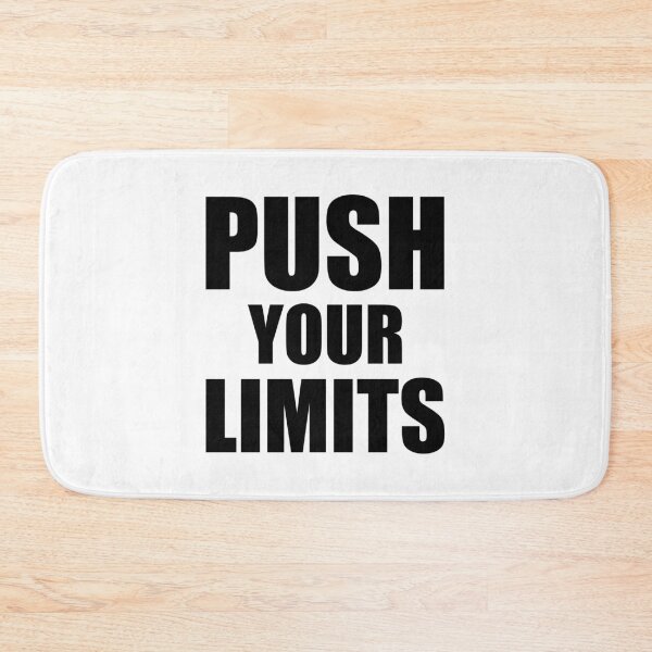 Item preview, Push Your Limits - Gym Quote designed and sold by maniacfitness.
