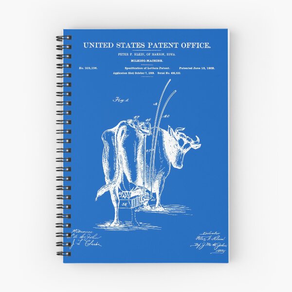 Item preview, Milking Machine Patent - Blueprint designed and sold by FinlayMcNevin.