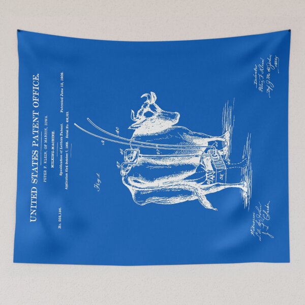 Item preview, Milking Machine Patent - Blueprint designed and sold by FinlayMcNevin.