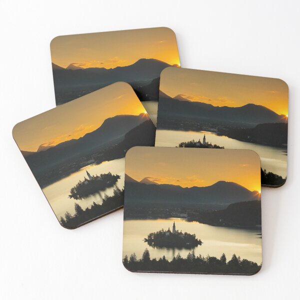 Item preview, Sunrise over Lake Bled from Ojstrica designed and sold by Ian Middleton.