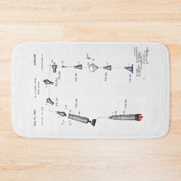 Item preview, Space Capsule Patent (v2) designed and sold by FinlayMcNevin.