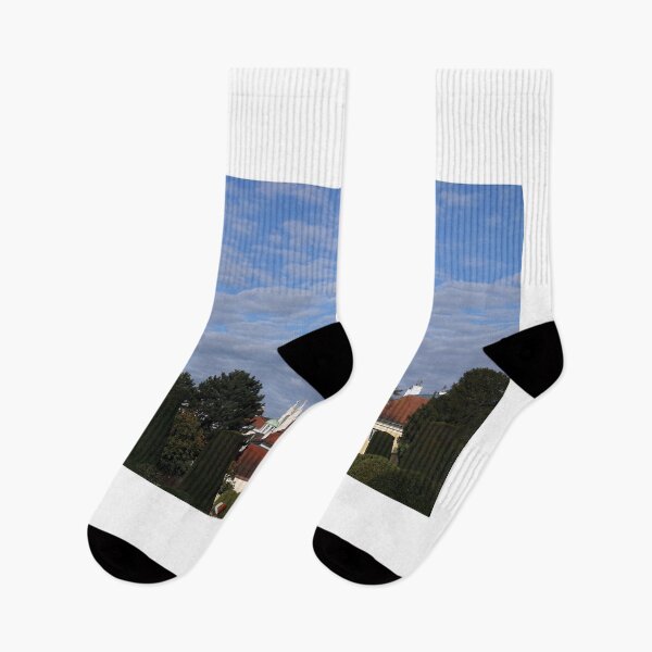 Item preview, beautiful garden and church Vienna Austria  designed and sold by goceris.