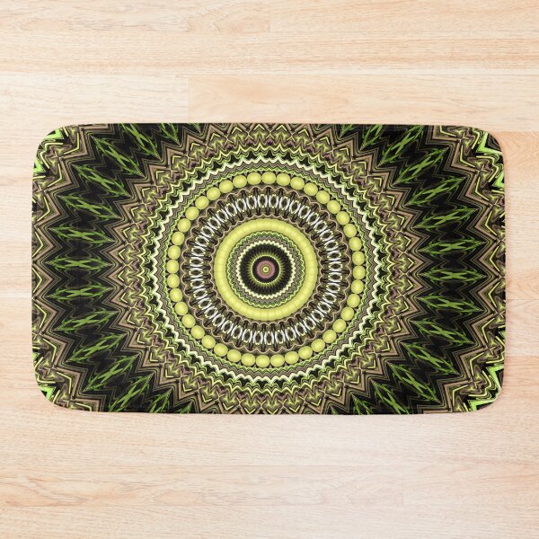 Item preview, Green yellow mandala designed and sold by haroulita.
