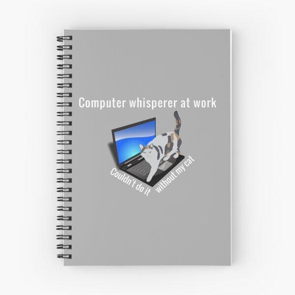 Item preview, Computer whisperer at work with cat helper t-shirt designed and sold by DAscroft.