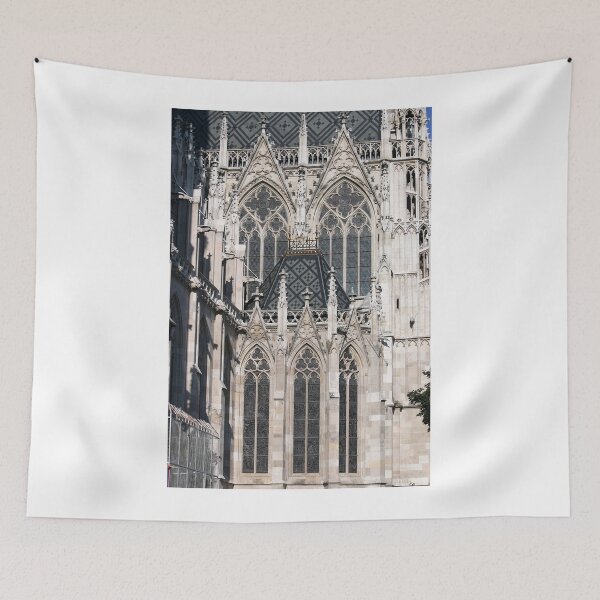 Item preview, Votive Church Votivekirche facade detail Vienna Austria designed and sold by goceris.