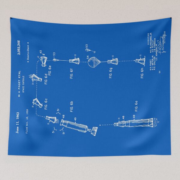 Item preview, Space Capsule Patent (v2) - Blueprint designed and sold by FinlayMcNevin.