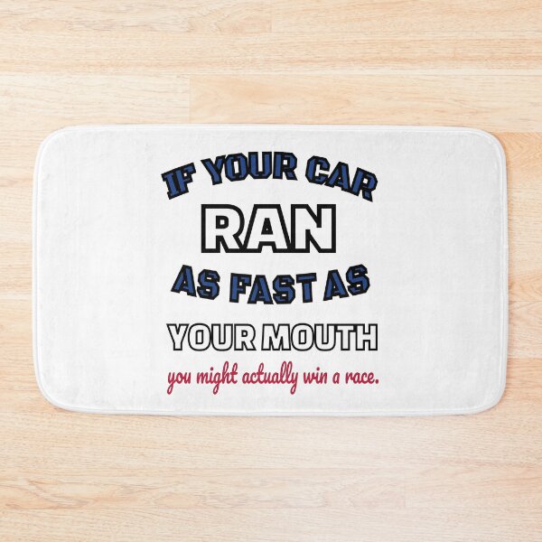 Item preview, Race Track Dirt and Asphalt Funny Mouth Funny Racing Gift and Apparel for All Ages designed and sold by GabiBlaze.