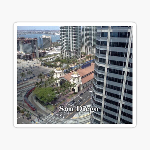 San Diego Train Sticker