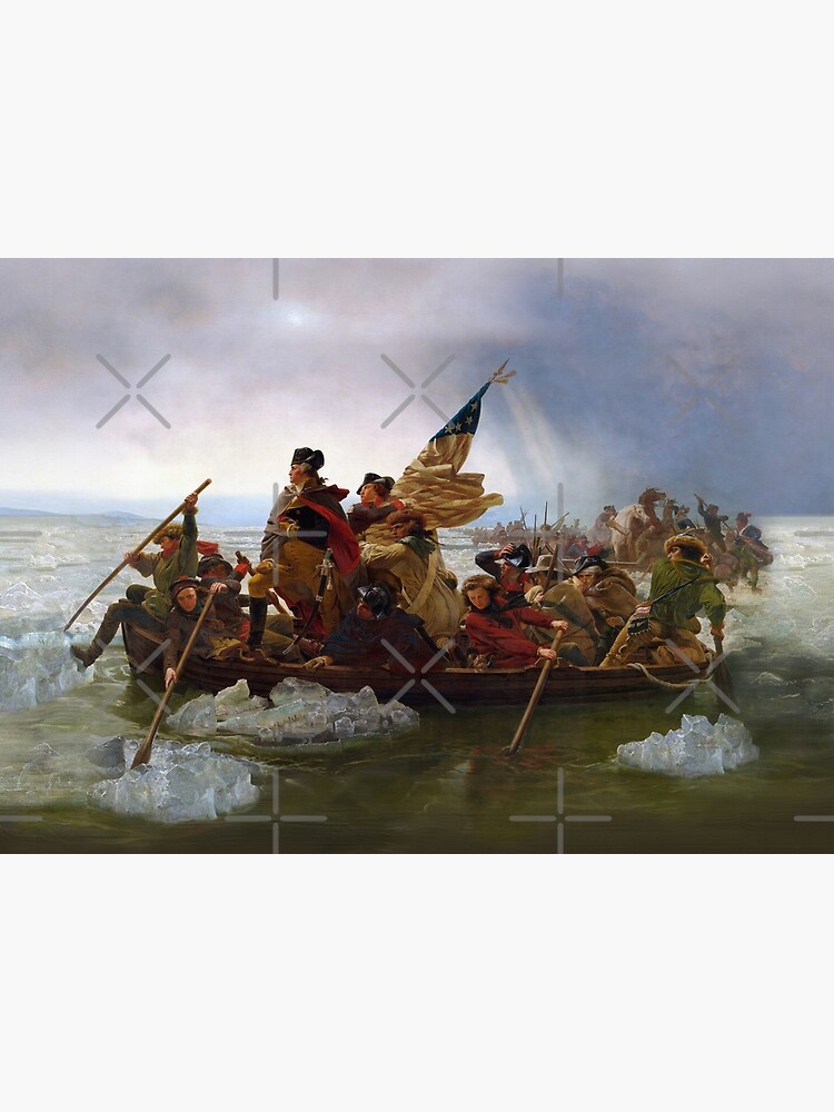 George Washington Crossing Of The Delaware River Continental Army 1776