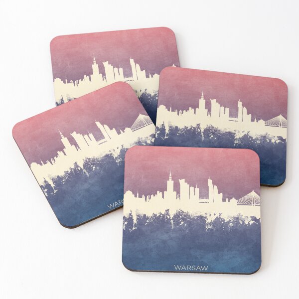 Aperçu de l'œuvre Warsaw Poland Skyline créée et vendue par ArtPrints.