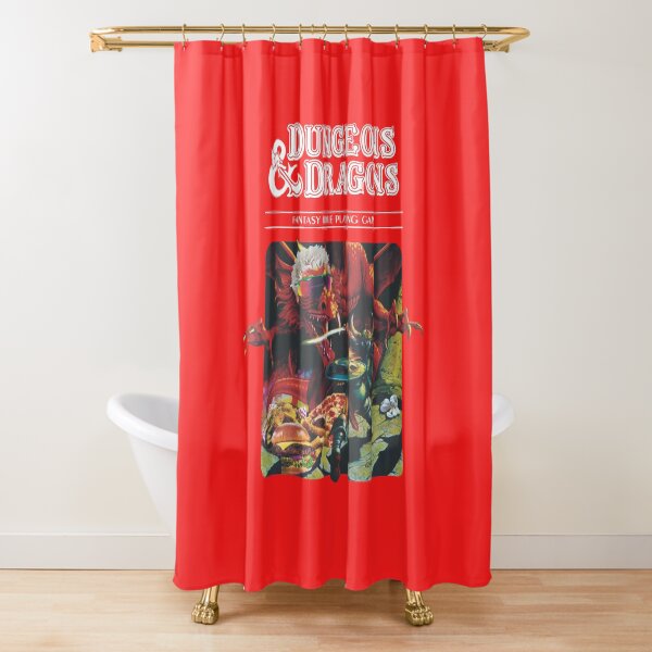 "Dungeons & Dragons" Shower Curtain for Sale by PedroArts Redbubble