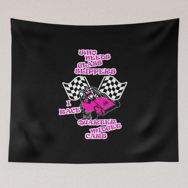 Item preview, Quarter Midget Racing Pink Gift Girls Who Needs Glass Slippers Funny Gift Ideas About Quarter Midget Racing designed and sold by GabiBlaze.
