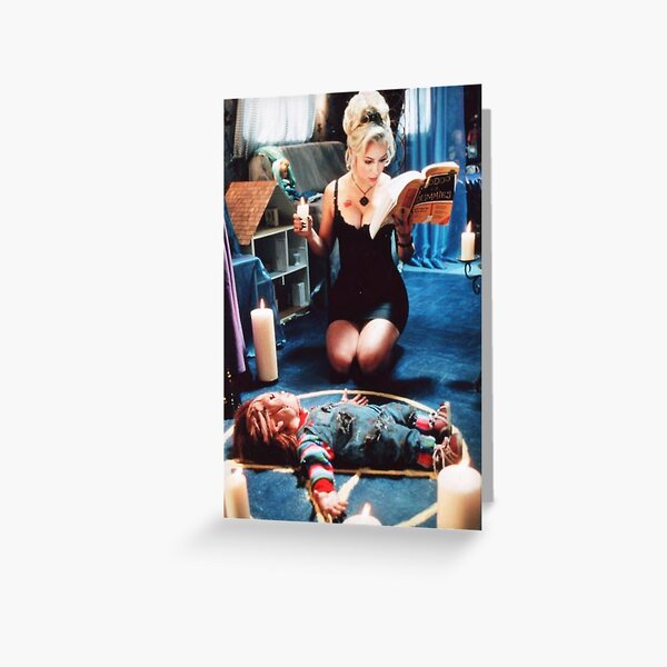 Vista previa del artículo con la obra «Exiliando a los demonios del muñeco Chucky», diseñado y vendido por crumpetstrumpet.