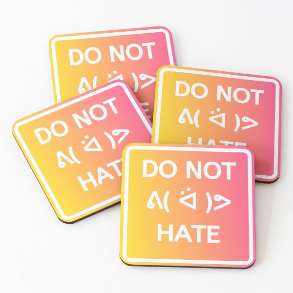 Item preview, Text Emoji No Haters Sign designed and sold by SpiffyD.