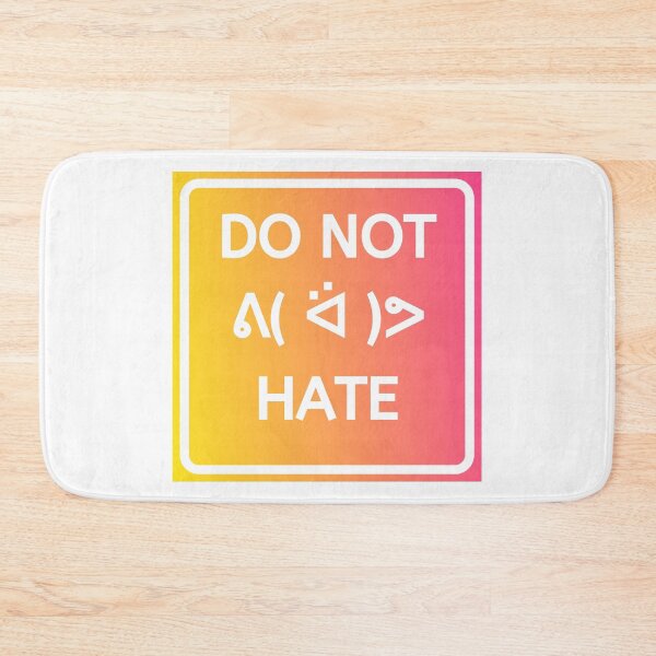 Item preview, Text Emoji No Haters Sign designed and sold by SpiffyD.