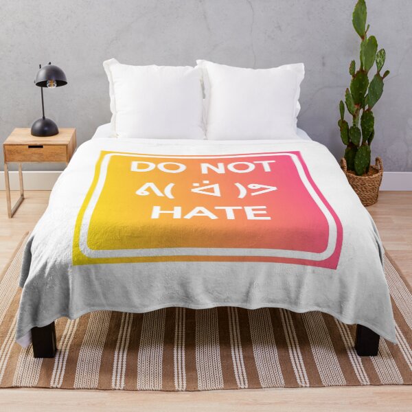 Item preview, Text Emoji No Haters Sign designed and sold by SpiffyD.