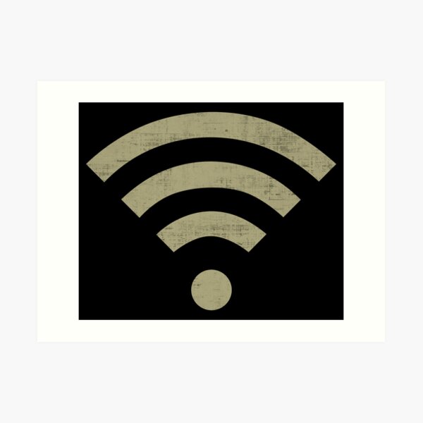 Wifi Symbol Art Prints Redbubble