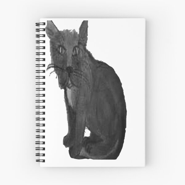 Item preview, A gray cat designed and sold by BellsPainting.