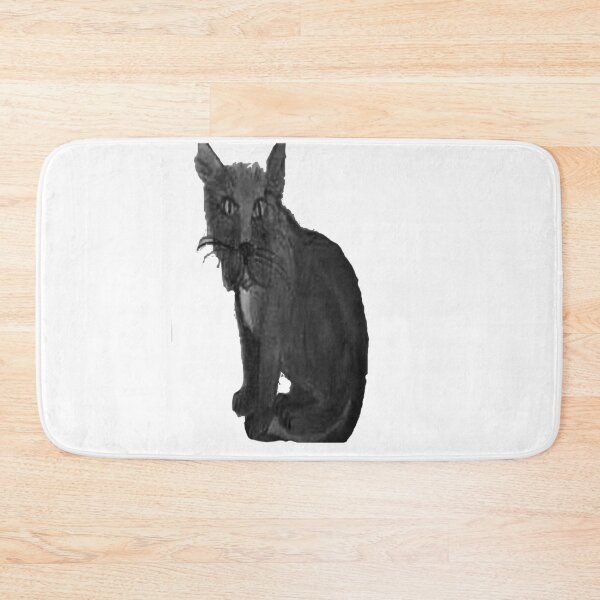 Item preview, A gray cat designed and sold by BellsPainting.