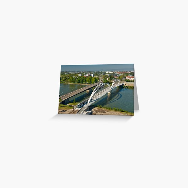 Bridges on the Rhine in Strasbourg Greeting Card