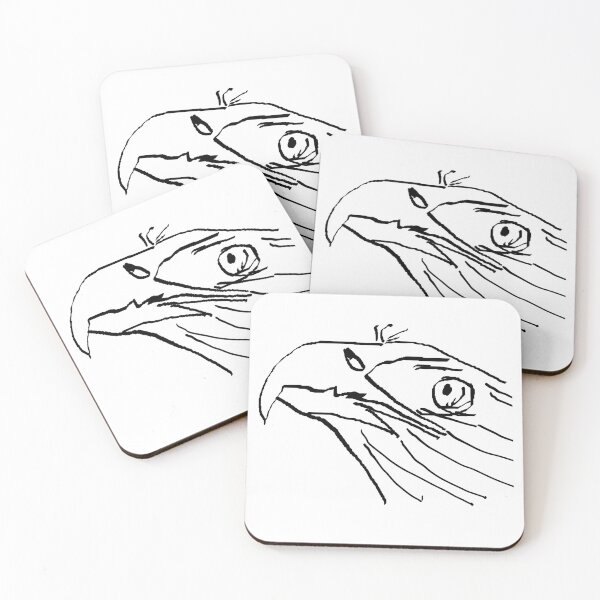 Item preview, Insecure drawing of an eagle's head designed and sold by frankuffmann.